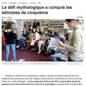 article of 260515 défi mythologie