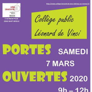 affiche portes 2020